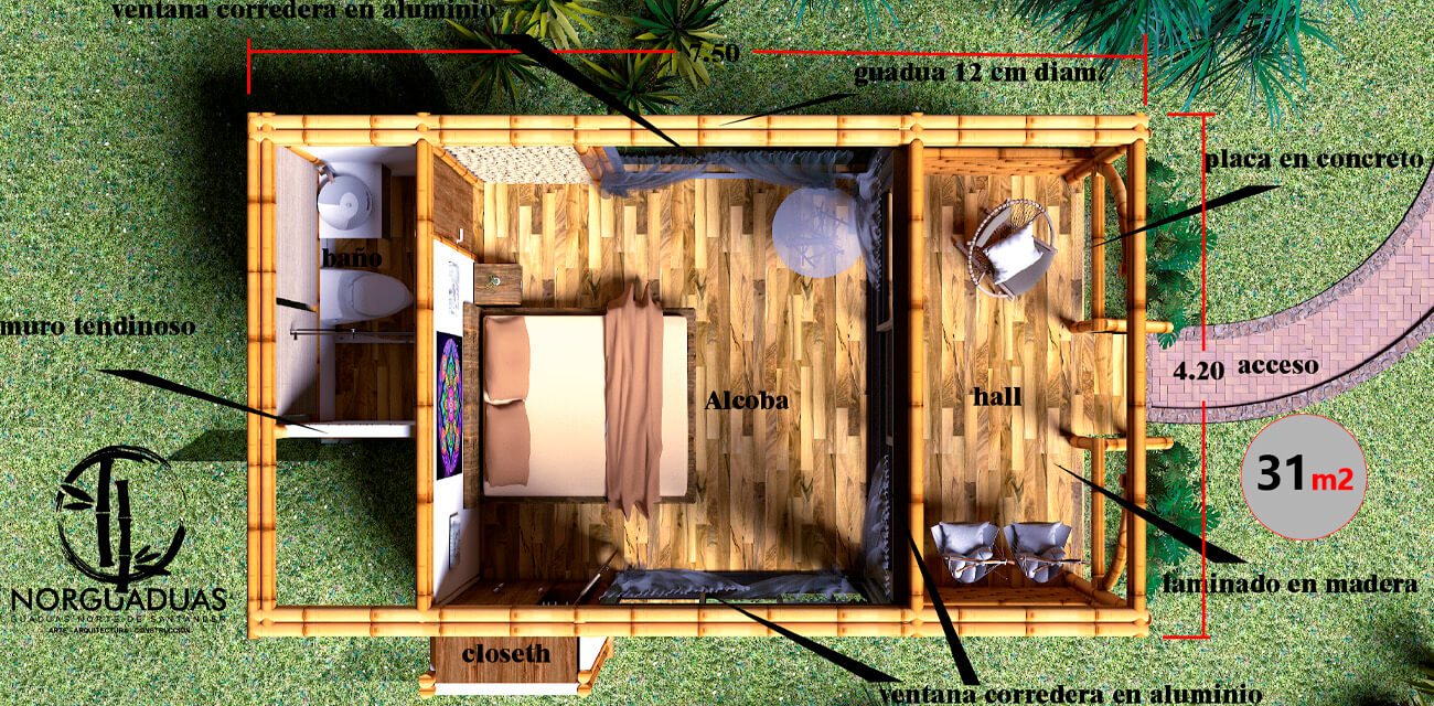 Kachinagua Chalet 31m² - View 6